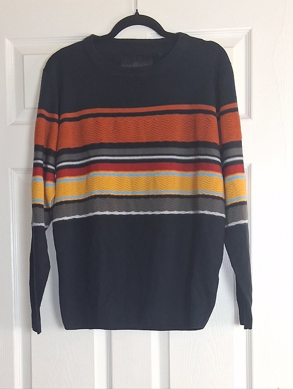 Soul Star England Multicolor Strip Crewneck Sweater